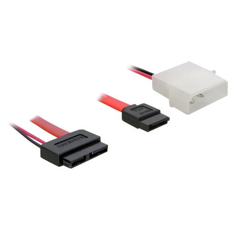 Delock adapter kabla sata slimline all-in-one (czerwony czarny, 84390)