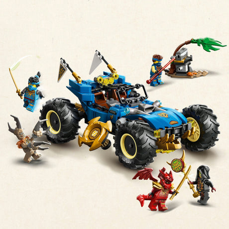 Lego Ninjago - zabawka do konstruowania samochodu przekształcającego Jay'a (71856)