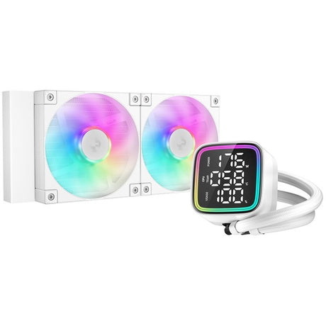 Chłodzenie wodne Deepcool LD240 (białe, 4-pinowe złącze wentylatora PWM)