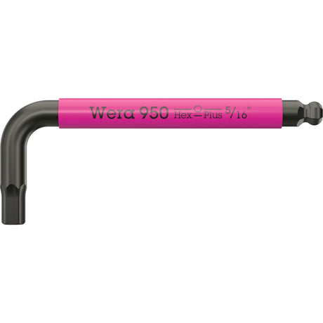 Wera 950 9 wielokolorowy zestaw 3 kluczy trzpieniowych hex-plus, blacklaser (czarny, 9 szt.)