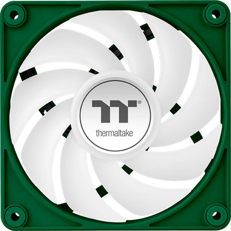 Thermaltake ct120 ex argb Sync wentylator chłodzący do komputera wyścigi zielony (zestaw 3 wentylatorów) wentylatory do obudowy (zielony, 3 sztuki, 120 x 120 x 25 mm, pwm)