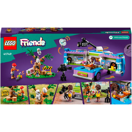 Lego friends - zabawka konstrukcyjna furgonetki z wiadomościami (41749)