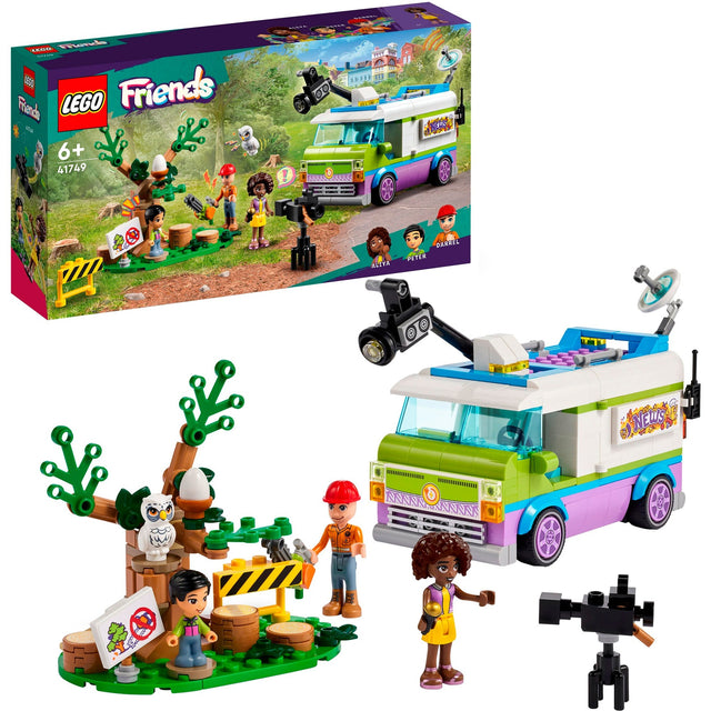 Lego friends - zabawka konstrukcyjna furgonetki z wiadomościami (41749)
