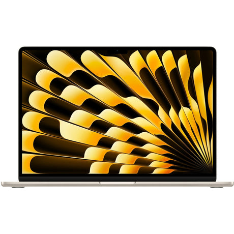 Apple Macbook Air 2024 15 (mryr3n a) odnowiony laptop (starlight | m3 8 rdzeń | 10-rdzeniowy procesor graficzny | 8 GB | 256 GB SSD)