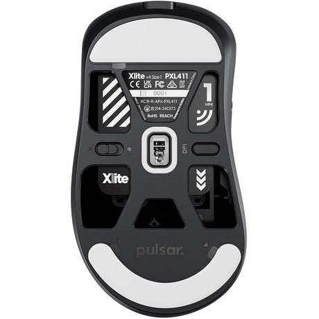 Mini bezprzewodowa mysz do gier Pulsar xlite v4 (czarna, 32000 dpi)