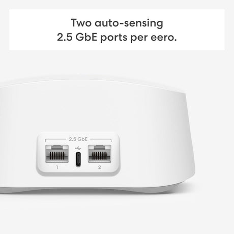 System WiFi Eero 7 mesh, 3-częściowy router mesh (biały)