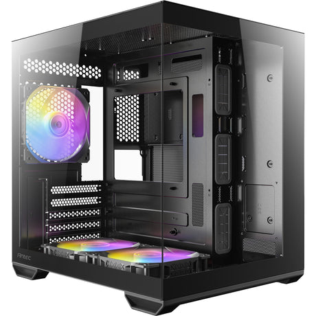 Obudowa mini tower Antec cx60m argb (czarna | 3x usb-a | rgb | szkło hartowane)