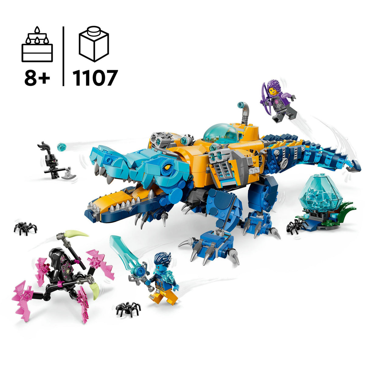 Lego Dreamzzz 71512 Łódź podwodna krokodyl