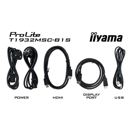 Monitor dotykowy Iiyama prolite t1932msc-b2s 19 (czarny, 1x Display Port, 1x HDMI)