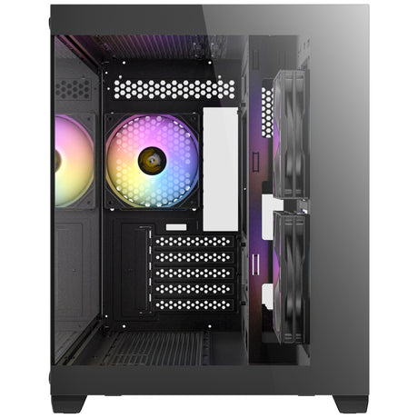 Obudowa mini tower Antec cx600m argb (czarna | 3x usb-a | szkło hartowane)