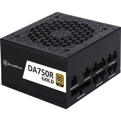 Silverstone da750r-gm złoty, modułowy zasilacz 750 W (czarny, 4x pcie)