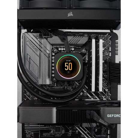 Corsair vengeance rgb 32 gb ddr5-6000 (2x 16 gb) werkgeheugen (zwart, cmh32gx5m2d6000z38, expo)