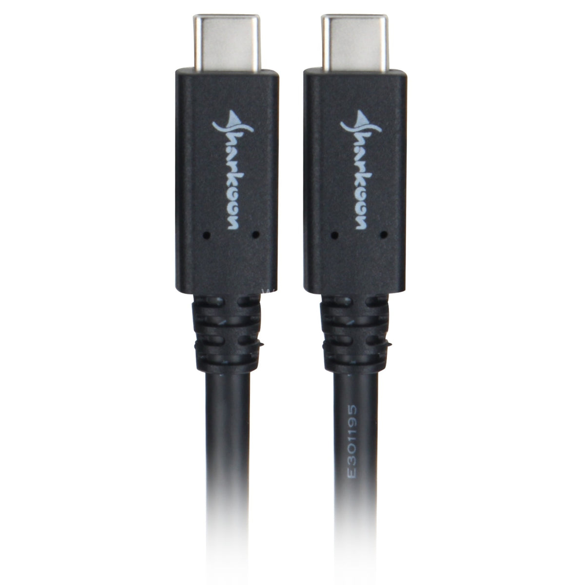 Kabel Sharkoon USB-C 3.2 > USB-C (czarny, 0,5 m)