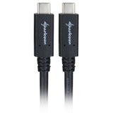 Kabel Sharkoon USB-C 3.2 > USB-C (czarny, 0,5 m)