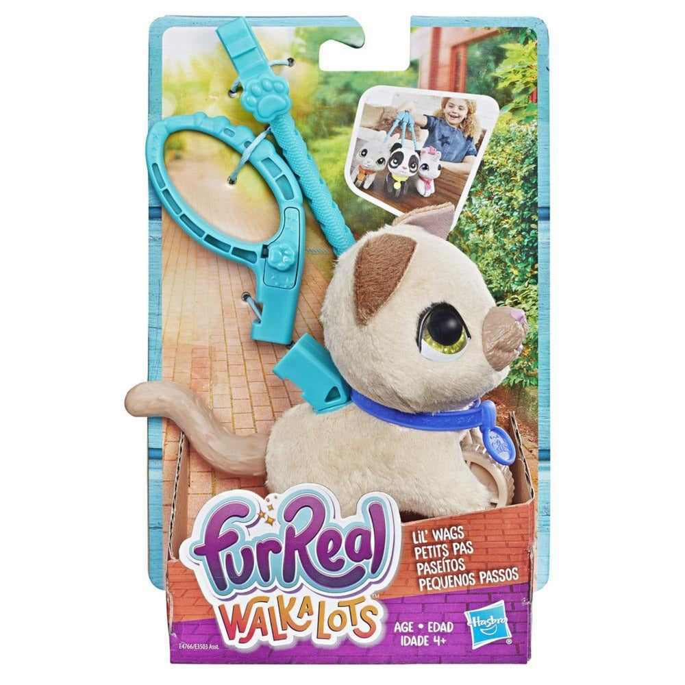 Hasbro furreal - pluszowe zabawki spacerowe Lil'Mags Kitty