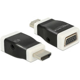 Delock Adapter HDMI A do VGA (czarny)