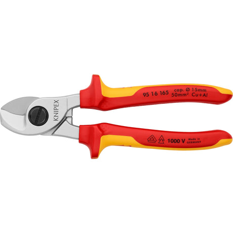 Przecinarka do kabli Knipex 95 16 165 vde - profesjonalne i mocne narzędzie do cięcia