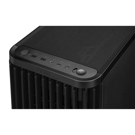Asus proart pa401 wood Edition - obudowa midi tower z metalowym panelem (czarna | 2x USB-A | 1x USB-C)