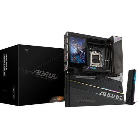 Gigabyte x870e aorus xtreme x3d ai top socket am5 moederbord (zwart, raid, 2x 10 gb-lan, wi-fi 7, bt, sound, e-atx)