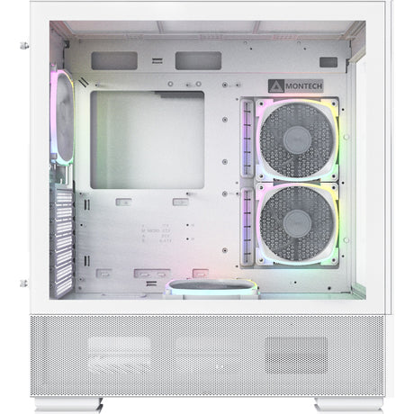 Obudowa Montech Sky Two Midi Tower (biała | 2x USB-A | 1x USB-C | okienko)