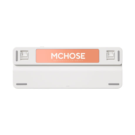 Mchose K99 Horizon Orange Hiacynt Bezprzewodowa mechaniczna klawiatura RGB z uszczelką do montażu na uszczelce (biała, układ amerykański (Qwerty), KTT Hiacynt, RGB, Hot Swap, Double-Shot PBT, bezprzewodowa | Bluetooth | USB-C)