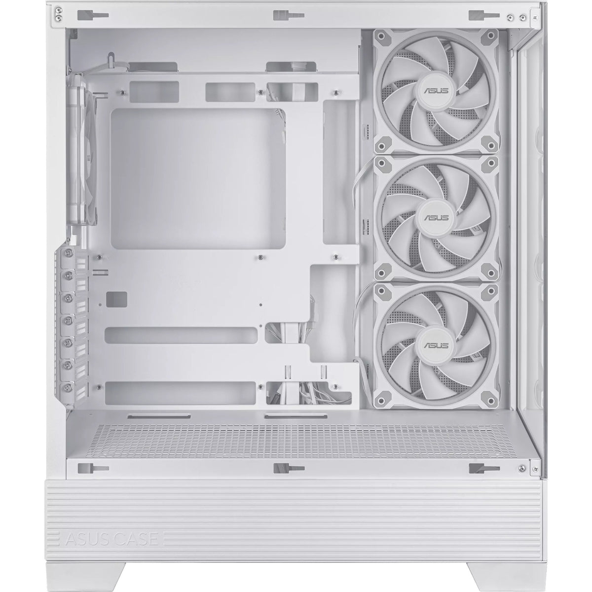 Obudowa midi tower Asus a31 plus (biała | 2x USB-A | 2x USB-C | szkło hartowane)