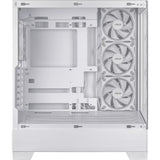 Obudowa midi tower Asus a31 plus (biała | 2x USB-A | 2x USB-C | szkło hartowane)
