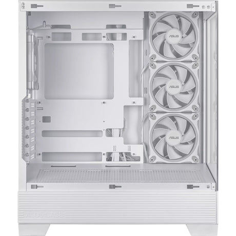 Obudowa midi tower Asus a31 plus (biała | 2x USB-A | 2x USB-C | szkło hartowane)