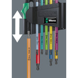 Zestaw kluczy sześciokątnych Wera torx 967 9 tx bo wielokolorowy 1 sb (9 szt., torx t8 do t40)