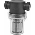 Duży filtr liniowy Alphacool es 2xg1 (czarny przezroczysty)
