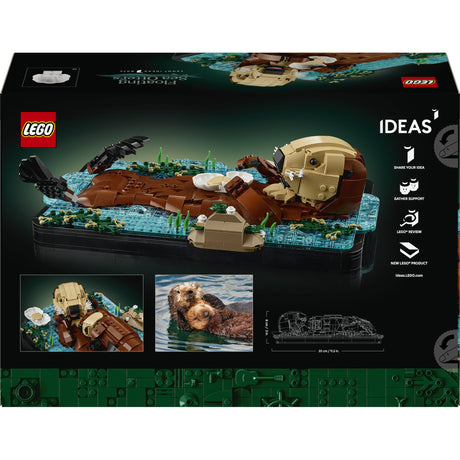 Lego pomysły na pływające wydry morskie - 21366