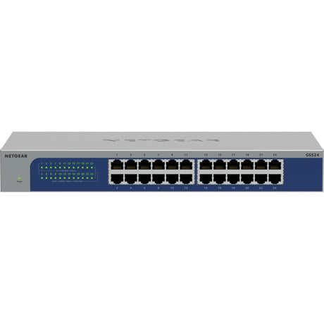 Netgear GS524 24-portowy niezarządzalny przełącznik Gigabit Ethernet (szary niebieski)