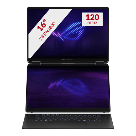 Asus rog zephyrus duo 16 gx651ax-sr004w 16 gaming laptop (grijs | core ultra 9 386h | rtx 5090 | 64 gb | 2 tb ssd)