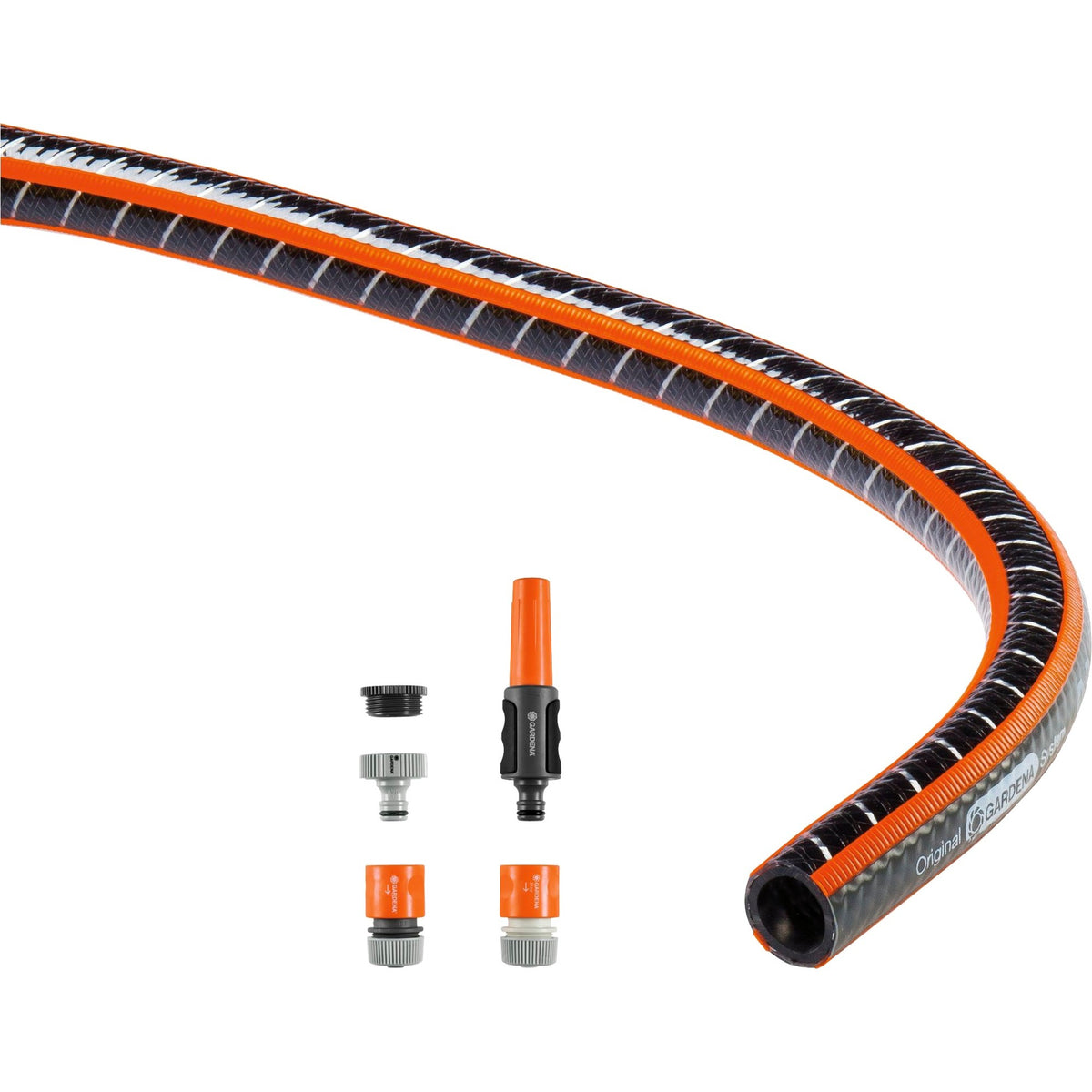 Wąż elastyczny Gardena Comfort 13 mm (1 2 ) (czarno-pomarańczowy, 18034-20, 20 m)