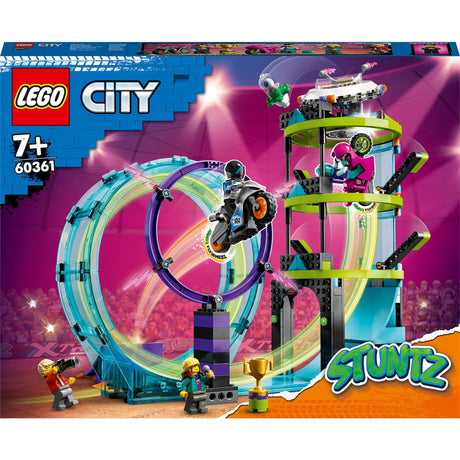 Lego City — zabawka konstrukcyjna „Wyzwanie najlepszych kaskaderów” (60361)