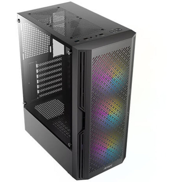 Obudowa midi tower Antec ax20 (czarna | 3x USB-A | szkło hartowane)