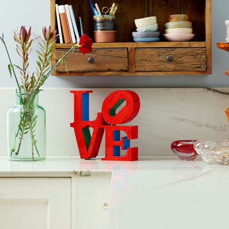 Zestaw LEGO Art Love Home do budowania dekoracji dla dorosłych, prezent na Walentynki - 31214