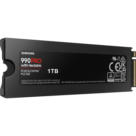 Radiator Samsung 990 pro SSD 1 TB (PCIe 4.0 x4, NVMe 2, M.2 2280, diody LED RGB)