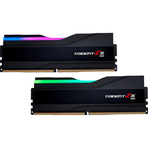 Zestaw G.skill 64 GB DDR5-6000 RAM (czarny, f5-6000j3636f32gx2-tz5rk, trident z5 rgb, xmp)