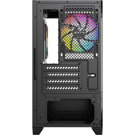 Obudowa Xyz pc gear Titanium View Lite Midi Tower (czarna | 2x USB-A | szkło hartowane)
