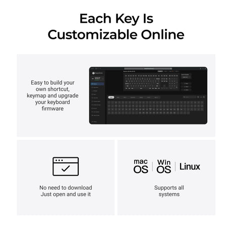 Keychron q6 ultra-m4 8k bezprzewodowa, niestandardowa klawiatura mechaniczna (czarna, układ amerykański (qwerty), jedwabny pom banan, 100%, rgb, hot swap, 8k, 2,4 ghz bluetooth 5.2 usb-c)