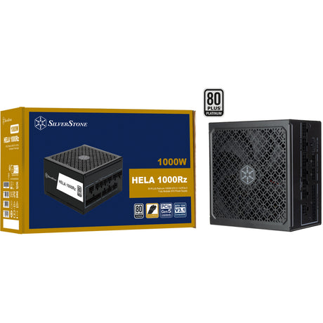 Modułowy zasilacz Silverstone hela 1000rz o mocy 1000 W (czarny, 1x 12v-2x6, 5x pcie)