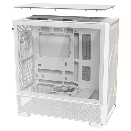 Obudowa Antec Flux Midi Tower (biała | 2x USB-A | 1x USB-C | szkło hartowane)