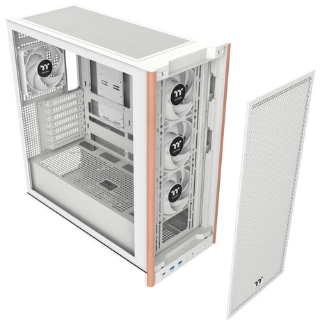 Obudowa Thermaltake S370 WS Snow Midi Tower (biała | 2x USB-A | 1x USB-C | szkło hartowane)