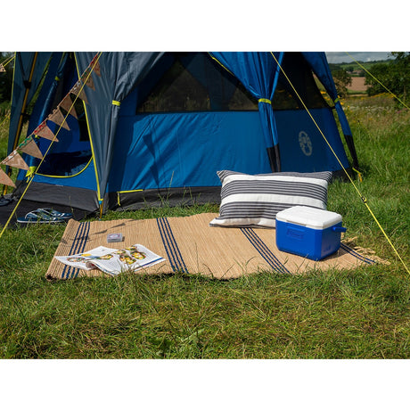 Namiot Coleman Octago - namiot 3-osobowy - namiot festiwalowy - niebieska limonka