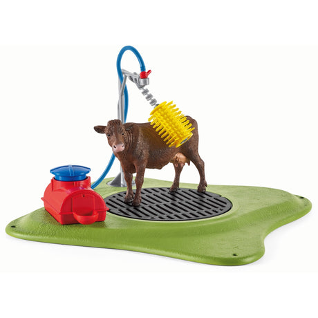 Świat farmy Schleich - figurka stacji mycia krów