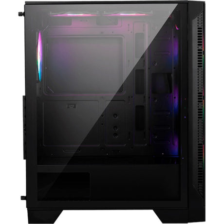 Obudowa MSI Mag Forge 120A Airflow Midi Tower (czarna | 2x USB-A | RGB | Szkło hartowane)