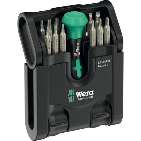 Zestaw modułowy Wera Tool Check imperial 1, 50-częściowy zestaw bitów (czarno-zielony)