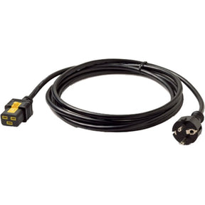 Kabel zasilający APC c19 do cee 7 schuko (czarny, 3 metry, ap8755)