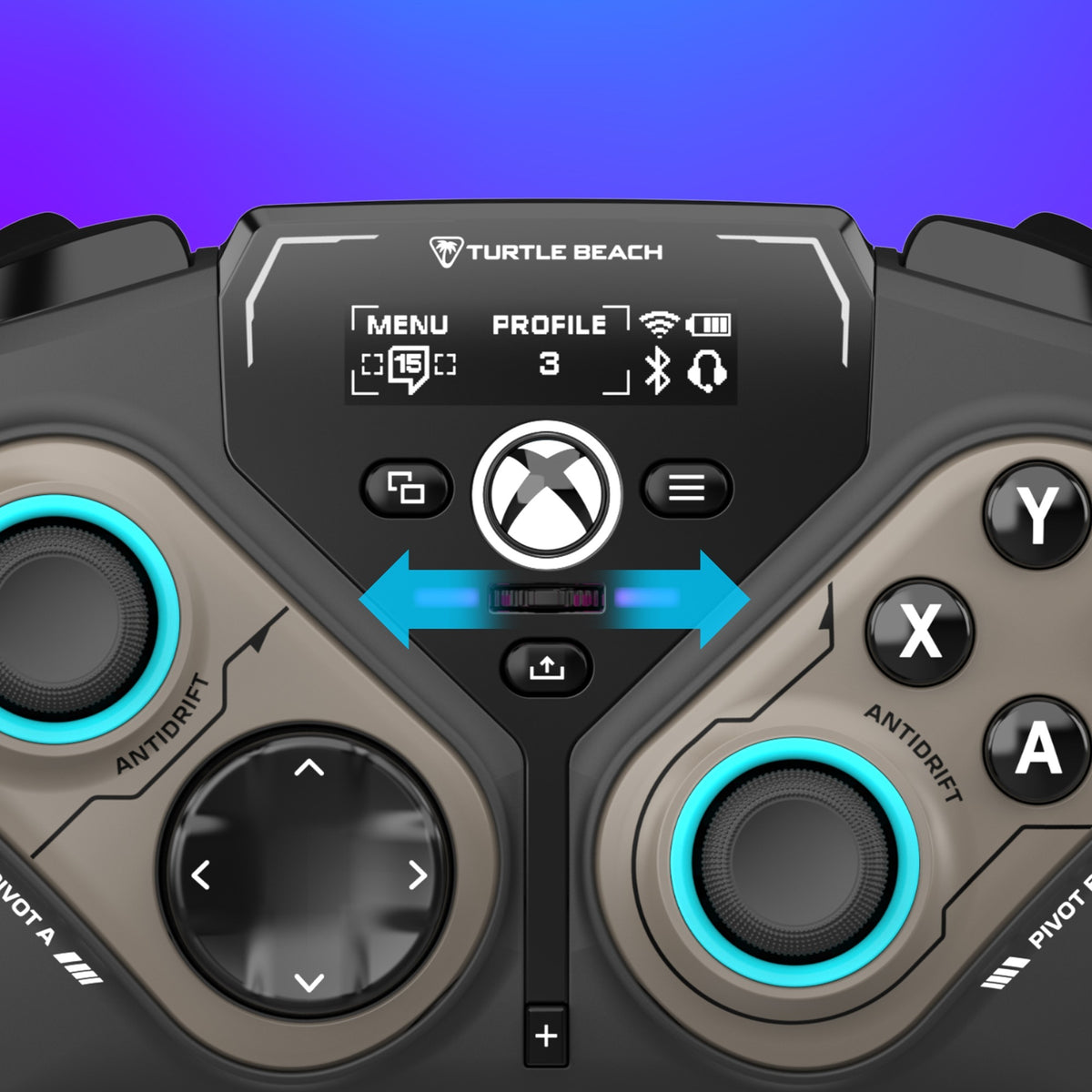Bezprzewodowy inteligentny kontroler Turtle Beach Stealth Pivot (czarny, Bluetooth USB, 2,4 GHz, PC, Xbox, Android)